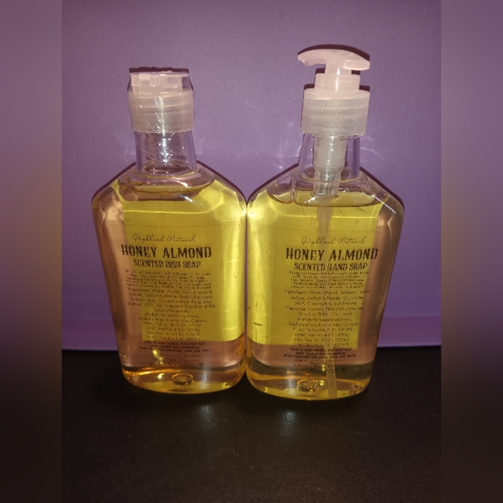 Honey Almond Scented Hand Soap And Dish Soap - Picture 2 of 4